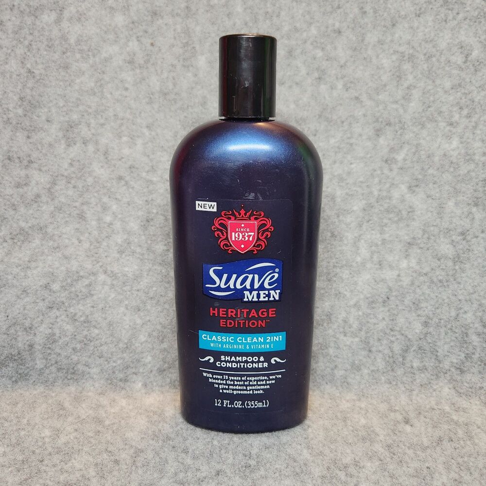 Suave Men Heritage Edition Shampoo & Conditioner Classic Clean 2 In 1 NEW  HTF